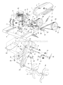 Page A Diagram and Parts List for 213-390-401 1993 Yard Man Tiller